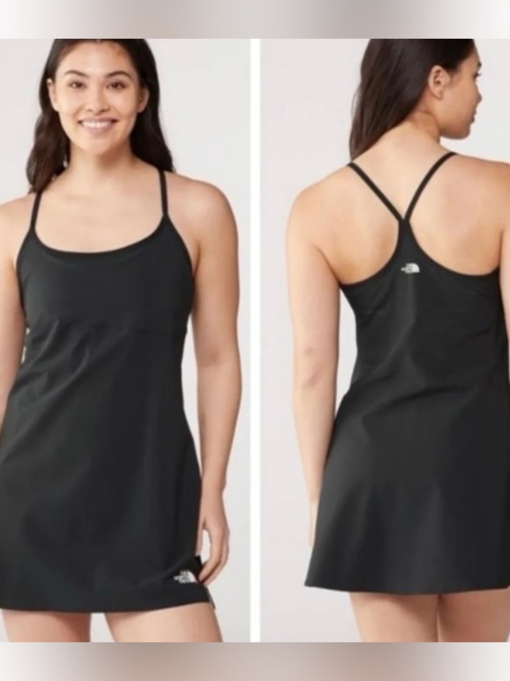 The North Face  Arque Dress Black Strappy Performance Dress